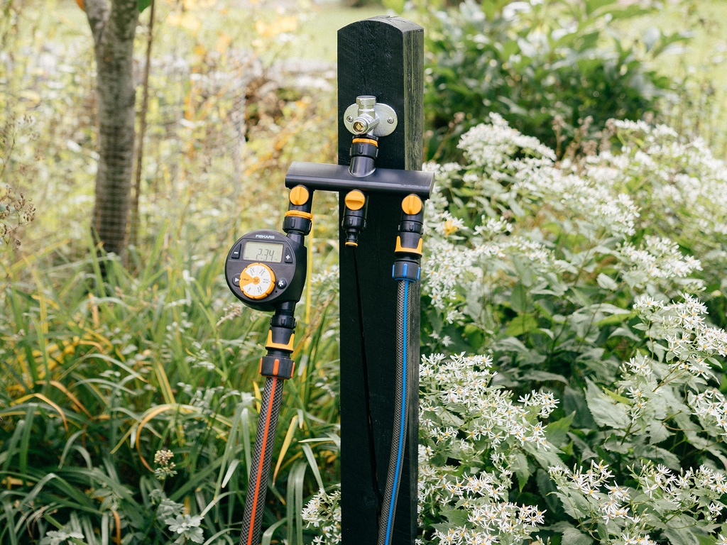 FISKARS Kraankoppeling 3-weg waterverdeler On/Off