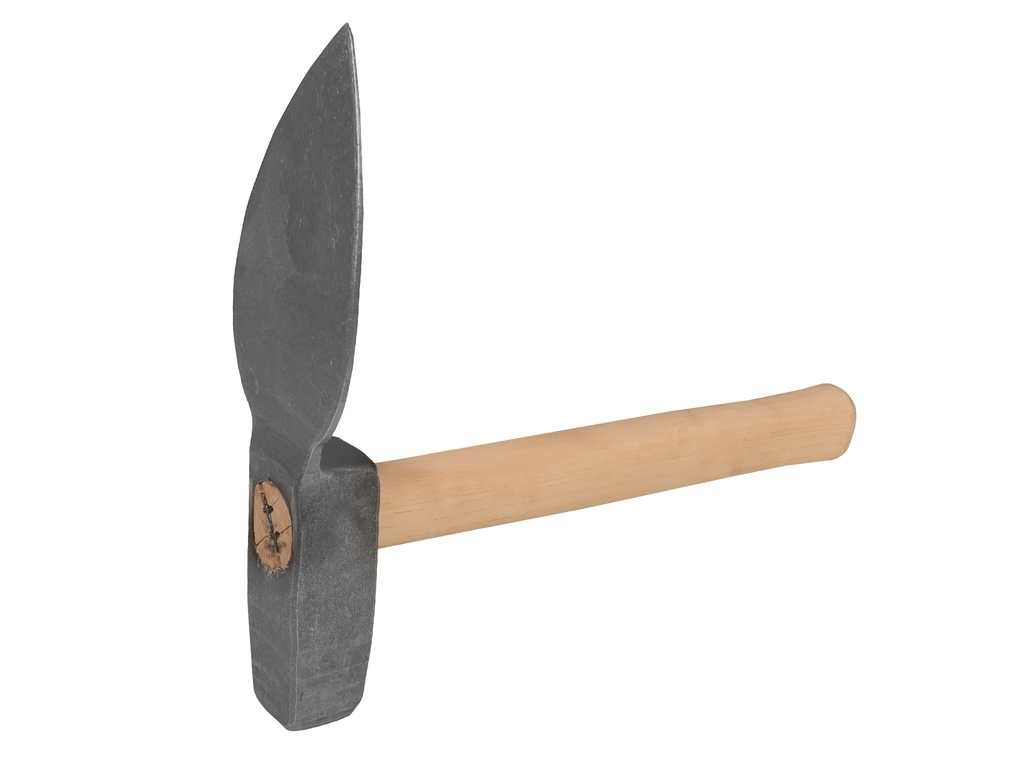 Straathamer – Kasseihamer Portugees met HICKORY steel en spitse punt, breedte 30 mm