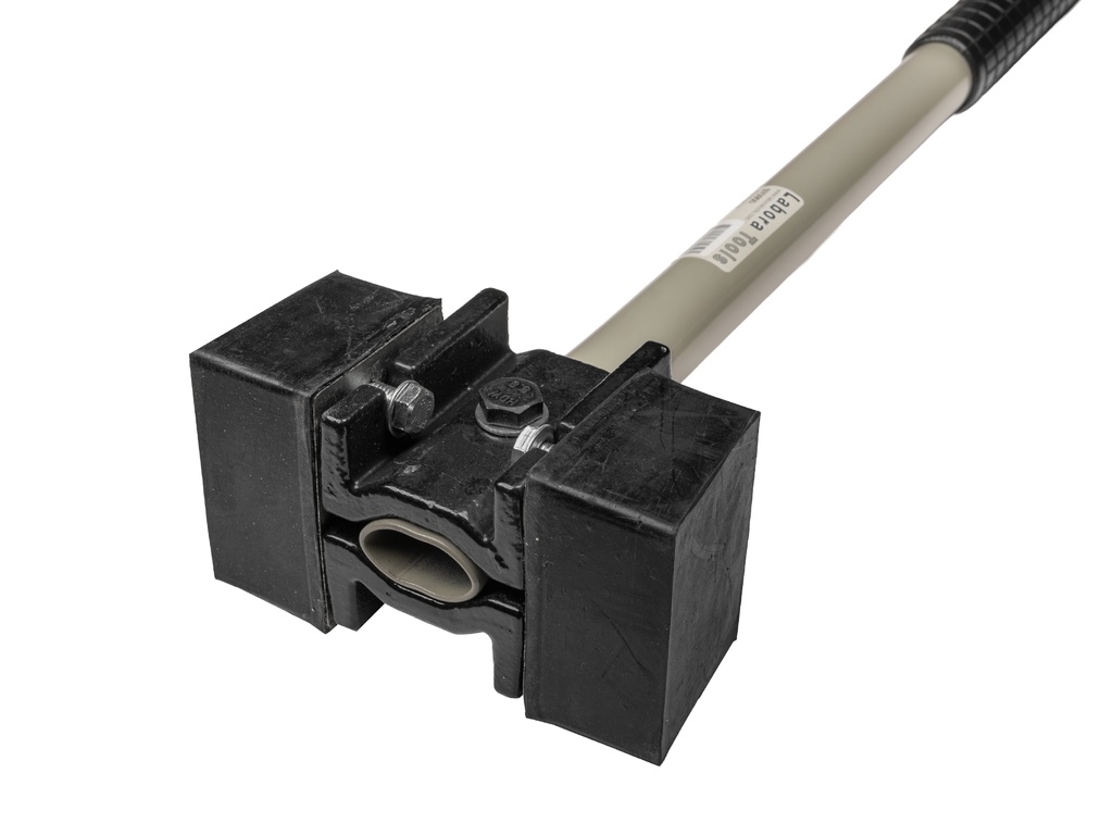 Richthamer LABORA met rubber slagblokken, stalen steel en rubber handvat