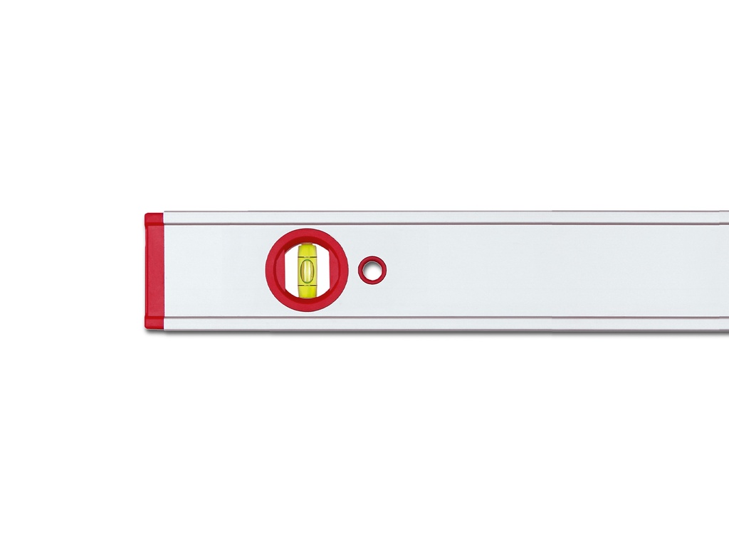 Blokwaterpas BMI Alustar 200 cm, dikwandig aluminium, 2 libellen