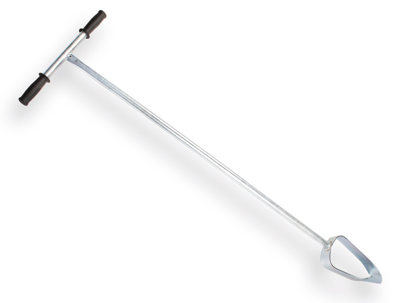 Grondboor verzinkt 10 cm, lengte 125 cm