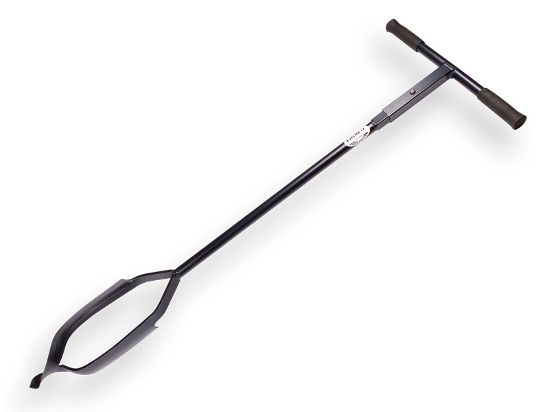 Grondboor DE WIT 16 cm verlengbaar, met gedraaide punt, lengte 127 cm