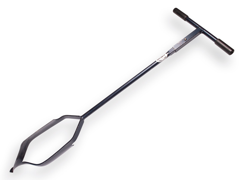 Grondboor DE WIT 20 cm verlengbaar, met gedraaide punt, lengte 127 cm