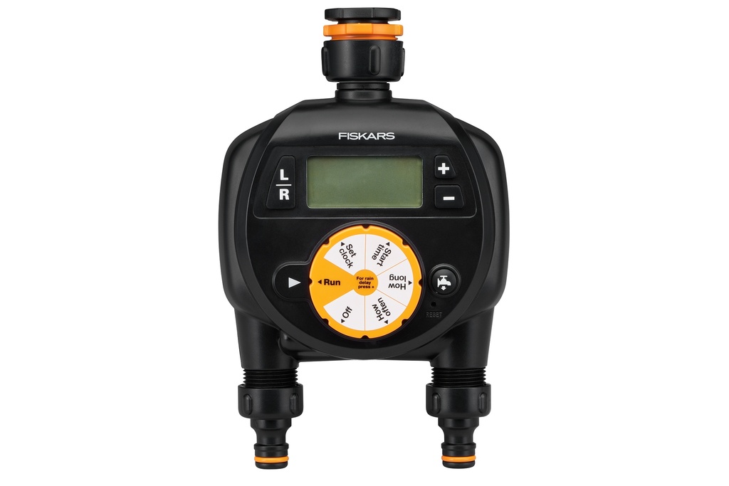 FISKARS Watertimer met dubbele uitlaat