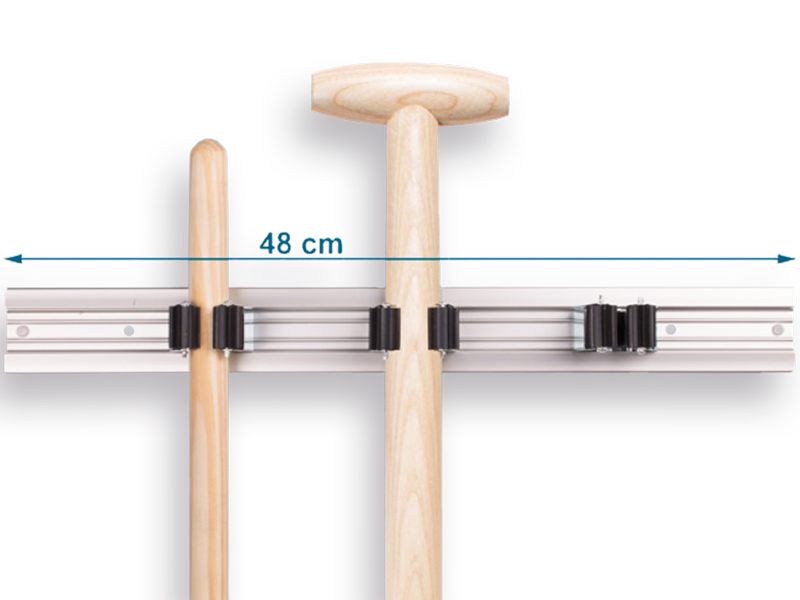 Vario rail PRAX 48 cm voor PRAX steelklemmen