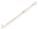 Schoffel rond model verzinkt 14 cm, met IKAPE steel 160 x 2,8 cm en flesmodel hilt. FSC 100%