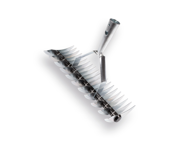 Verticuteerhark verzinkt 11/21 tands 36 cm, zonder steel