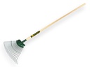 Bladhark BULLDOG Springbok 20 ronde tanden, verenstaal, met gelakte ESSEN steel 135 x 3,0 cm