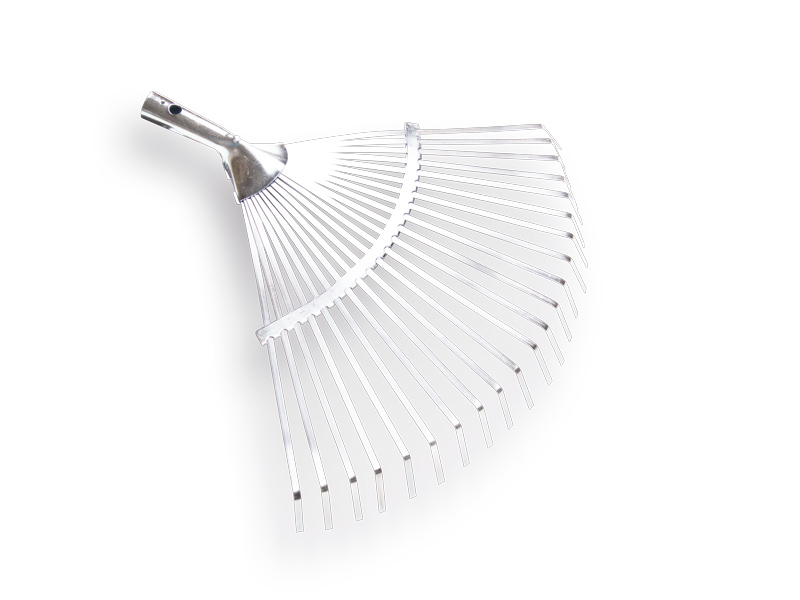 Bladhark ATLAS verzinkt, 22 platte tanden, zonder steel