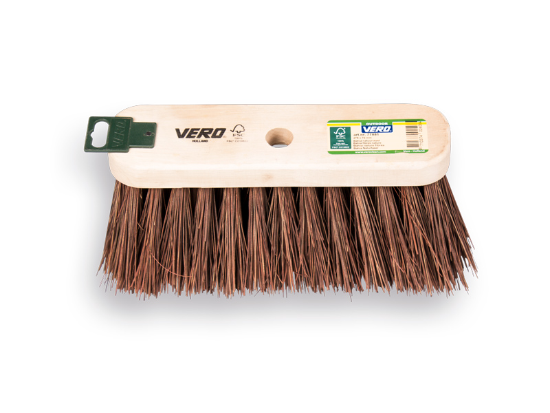 Straatbezem VERO 7 bahia 27,5 cm, vlakke kap