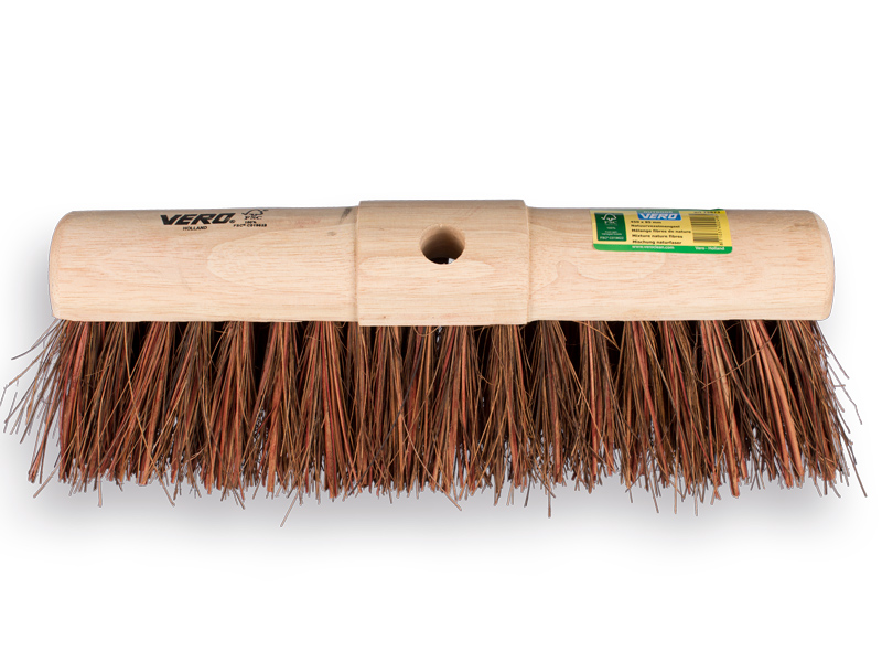 Wegenbouwbezem VERO 45B bassine/stalks 45 cm, ronde kap