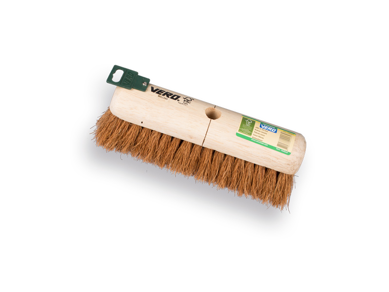 Kamerveger VERO 1528W kokos 28,5 cm, ronde ongelakte kap