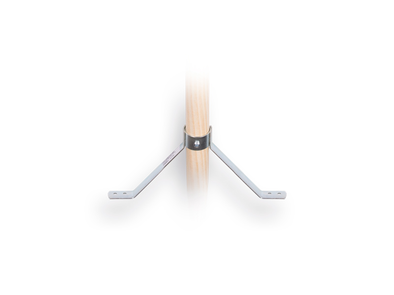 Stokhouder SOLIDE voor steel met diameter 24 mm