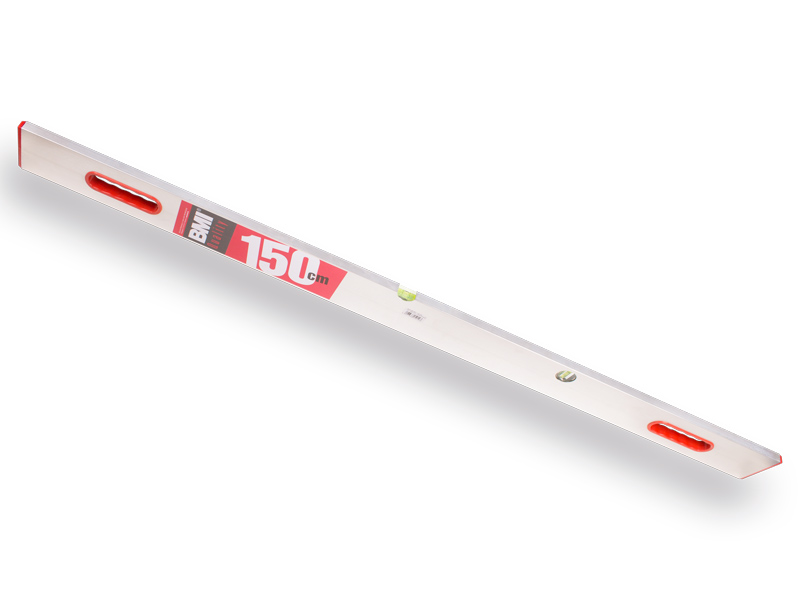 Strijklat - Afreilat BMI 150 cm, 100 x 18 mm, 2 libellen en 2 handgrepen