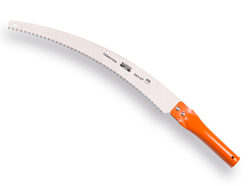 Snoeizaag BAHCO 383-6T, gebogen blad 36 cm, stalen buisgreep, niet naslijpbaar