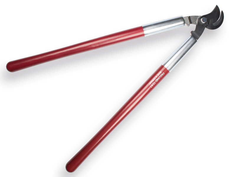 Takkenschaar FREUND 12 A 1 gesmeed 75 cm, houten grepen, knipt tot 45 mm
