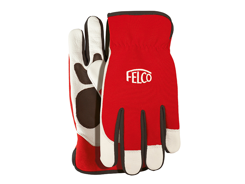 Handschoen FELCO 702 maat XL, rundleder met spandex rugzijde