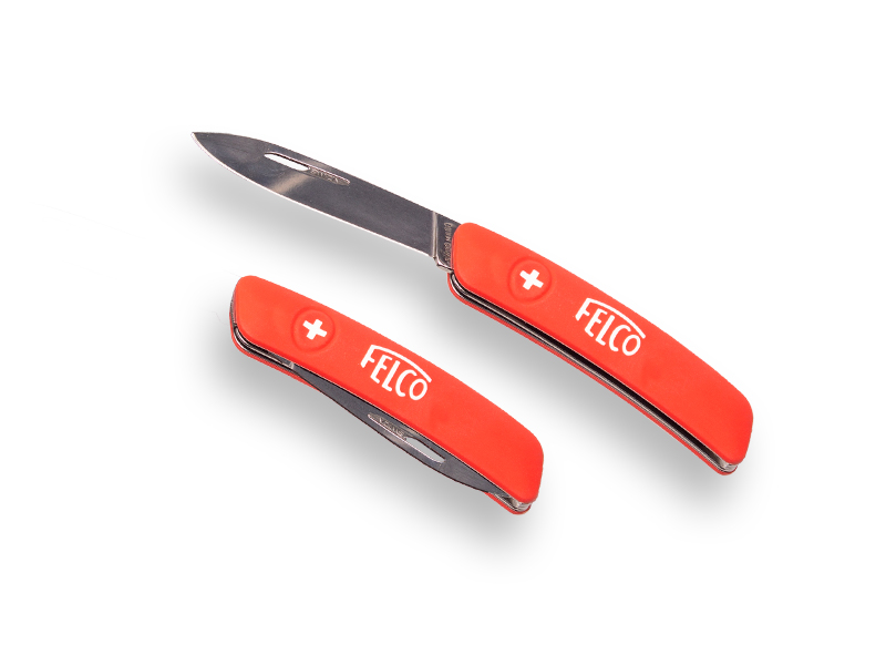 Zakmes FELCO 500, 3 functies, lengte 95 mm, met 'soft-touch' greep (vervallen)