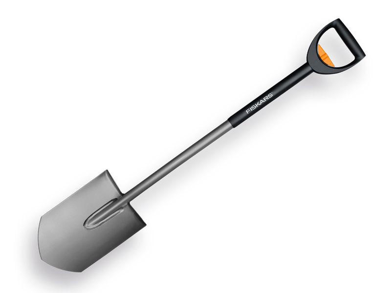 FISKARS Tuinspade SPITS, 19 cm breed, totale lengte 105 - 125 cm (vervallen)