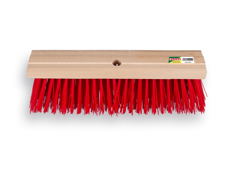 Straatbezem SOLIDE PPN 35 cm, vlakke kap, zonder steel. FSC 100%
