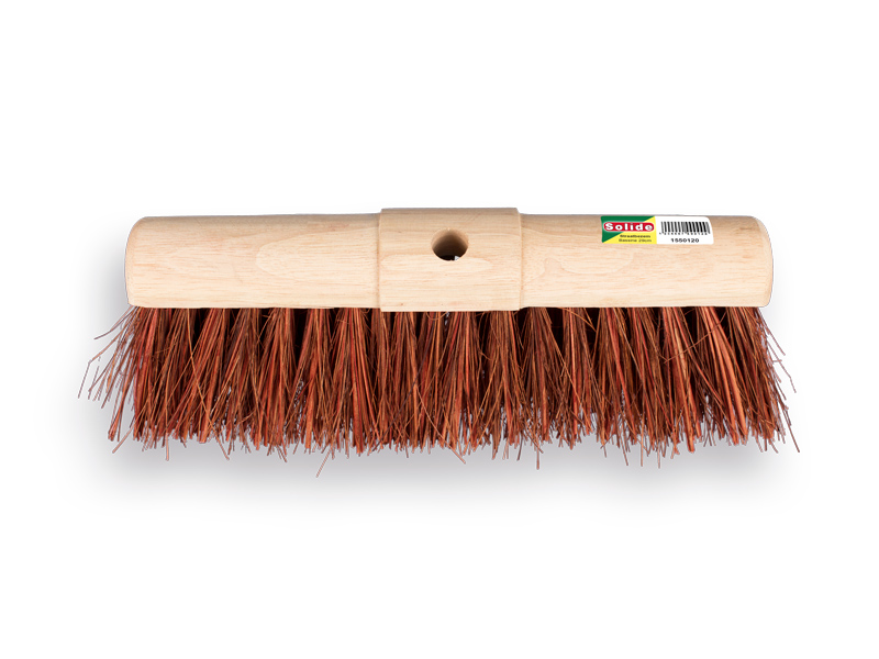 Wegenbouwbezem SOLIDE bassine 45 cm, ronde kap, zonder steel. FSC 100%