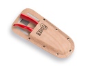 Lederen holster voor snoeischaar Titan 2 Pro, met riemlussen en clip