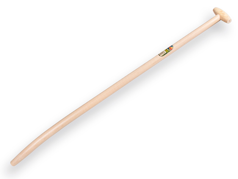 Schopsteel ATLAS 130 cm gebogen, met doorgestoken hilt