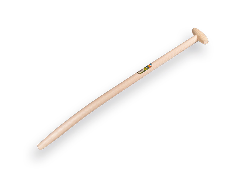 Schopsteel ATLAS 90 cm gebogen, met doorgestoken hilt