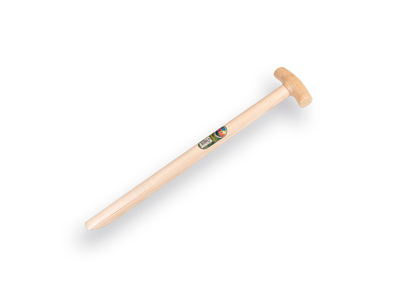 Spitvorksteel ATLAS 60 cm recht, met Engelse kruk