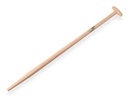 Spadesteel ATLAS 110 cm ingefreesd, met doorgestoken hilt, voor S&J spade