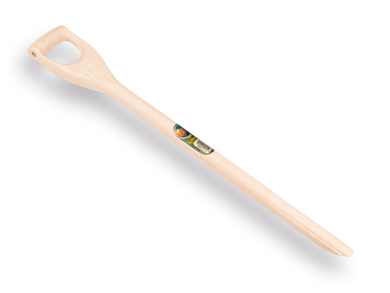 D-steel 90 cm recht, gepunt voor riek met aangesmede veren