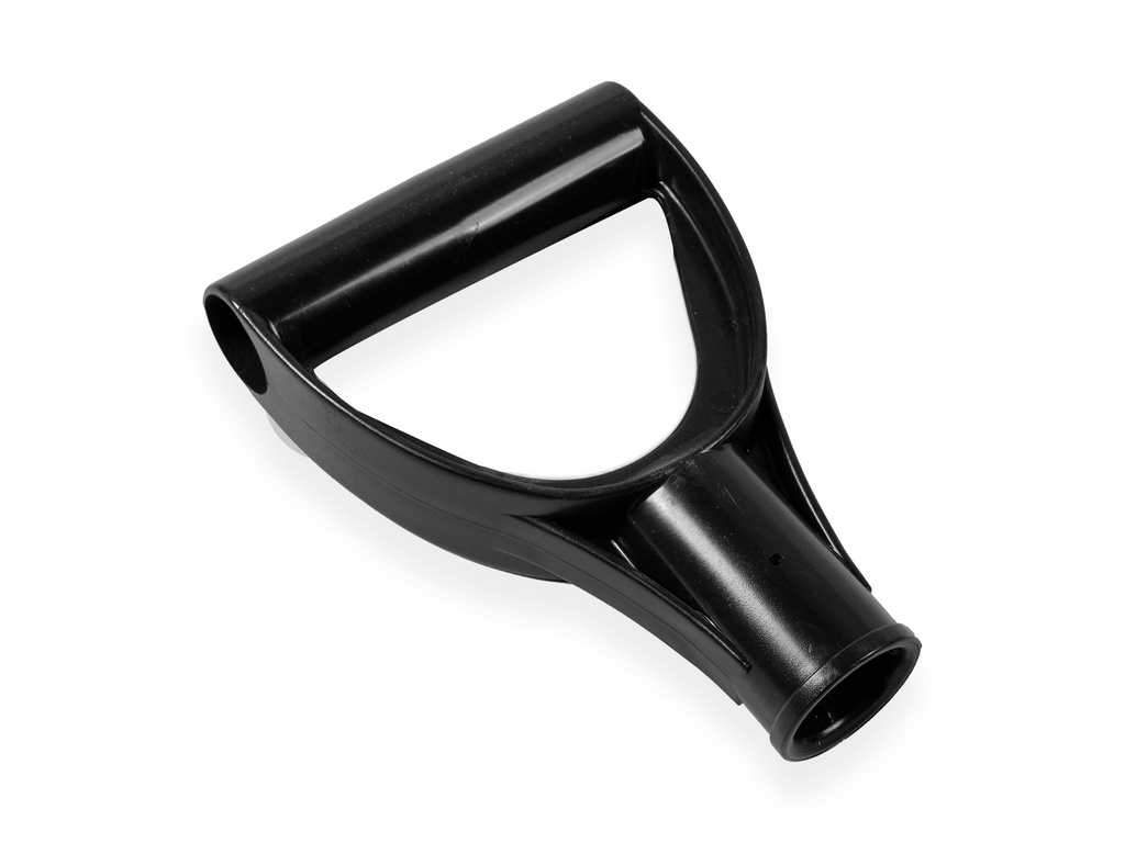 D-greep kunststof zwart, gatmaat Ø 30 mm, voor kunststof sneeuwschuiver