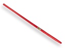 Batsesteel FIBERGLAS 130 cm gebogen rood