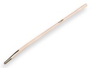 Mestvorksteel ATLAS 130 cm gebogen, met veerbus, geboord
