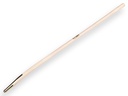Mestvorksteel ATLAS 160 cm gebogen, met veerbus, geboord
