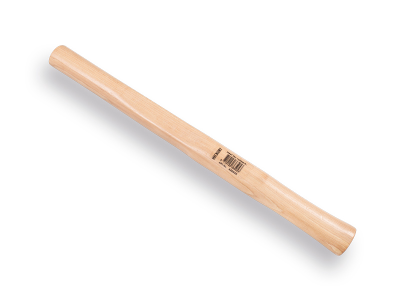 Rubberhamersteel ATLAS HICKORY voor Rotterdams model met gat, kopmaat 32 x 11 mm 