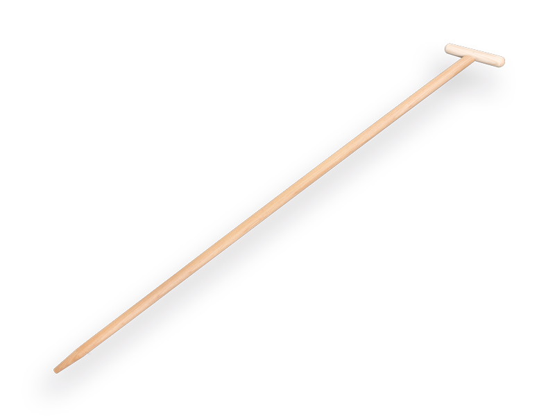 Schoffelsteel ATLAS 160 x 3,2 cm, met conische punt 60 x 20 mm en doorgestoken hilt