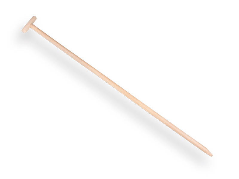 Schoffelsteel ATLAS 160 x 3,2 cm, met excentrische punt en doorgestoken hilt