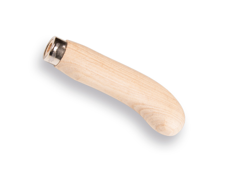 Aspergemesheft ESSEN, met gat en ring, gatmaat Ø10 x 65 mm