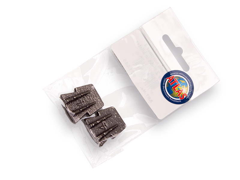 Hamerwig nr. 4. metaal, breed 22 mm. verpakt per 2