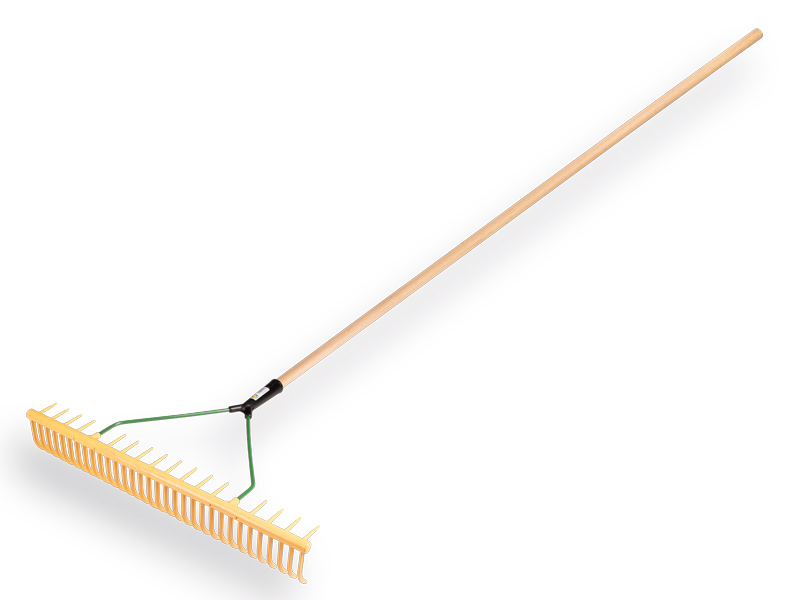 Polyhark - Grashark JOST 64 cm, 32 gebogen en 16 haakse tanden, met ATLAS steel 160 x 2,8 cm