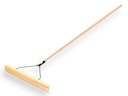 Polyhark - Grashark JOST 64 cm, 32 gebogen en 16 haakse tanden, met ATLAS steel 160 x 2,8 cm