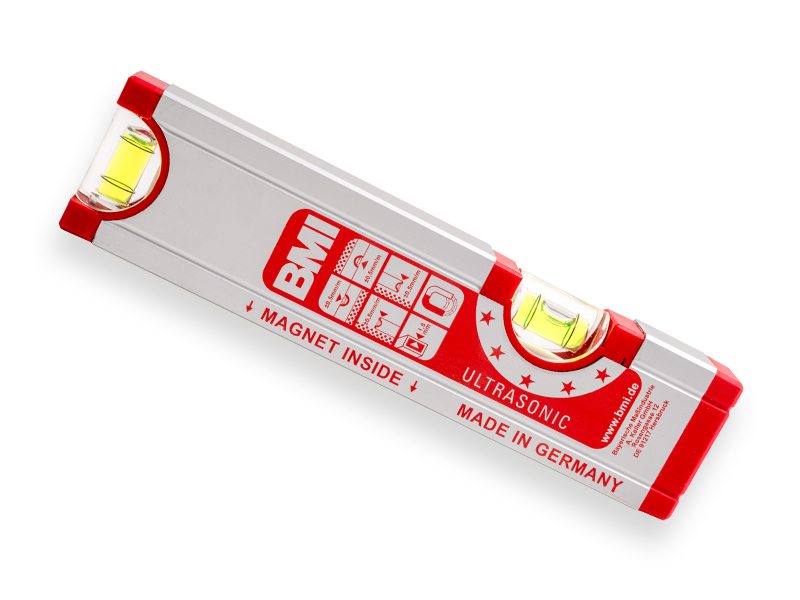 Waterpas BMI Ultrasonic 20 cm met magneet