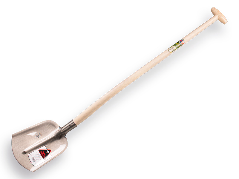 Steekbats RURH BRILLANT 1/4 000 gepolijst, met ATLAS Blijhamsteel 110 cm extra dubbel gebogen