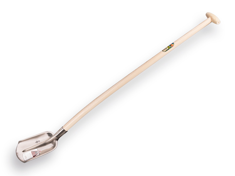 Steekbats RURH BRILLANT 1/4 000, extra gehard en gepolijst, met ATLAS schopsteel 120 cm gebogen