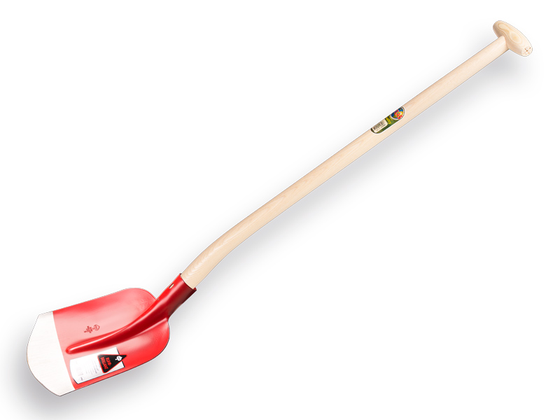 Schepbats RURH BRILLANT 1/2 0 rood, extra gehard, met ATLAS Blijhamsteel 95 cm sterk gebogen