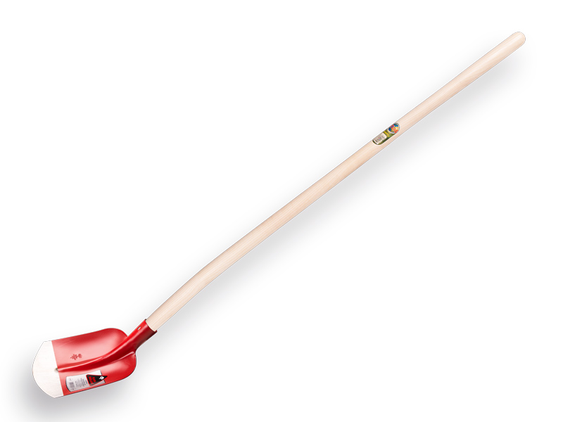 Schepbats RURH BRILLANT 3/4 0 rood, extra gehard, met ATLAS batsesteel 130 cm gebogen