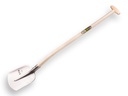 Steekbats ATLAS DIAMANT RVS 1/4 000, met ATLAS Blijhamsteel 100 cm sterk gebogen