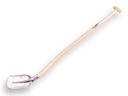 Steekbats ATLAS DIAMANT 1/4 000 gehard, gepolijst, met ATLAS Blijhamsteel 110 cm extra dubbel gebogen