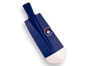 Kabelschop ATLAS DIAMANT 11,5 cm 3/4 blauw, onderkant spits, gehard en gepolijst, zonder steel
